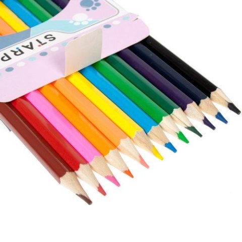 CRAYONS 12 COULEURS CUTIES STARPAK 388296