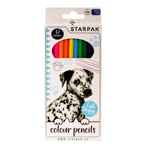 CRAYONS 12 COULEURS CUTIES STARPAK 388296