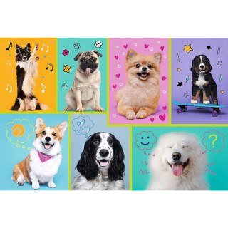 PUZZLE 100 ELEMENTS DANS LE MONDE DES CHIENS TREFL 16421