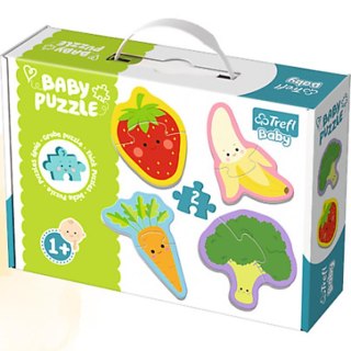 PUZZLE BÉBÉ CLASSIQUE 2EL LÉGUMES ET FRUITS TREFL 36076 TREF