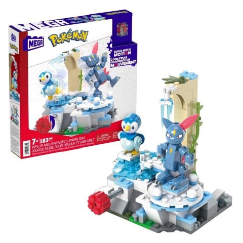 Piplup et Sneasel's Tiplup et Sneasel's Snow Day Mega Blocks 183 éléments