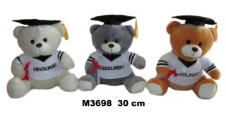 PELUCHE ARC 30CM ASSIS EN VETEMENT SERD GRAT SA DIMANCHE