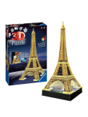 La Tour Eiffel la nuit. Puzzle 3D