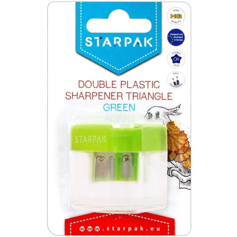 Affûteur 2 LAMES TRIANGULAIRE VERT STARPAK 470995