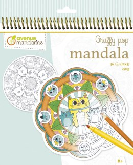 Coloriage - Graffy Pop Mandala Animaux