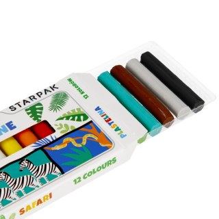 PLASTICINE 12 COULEURS SAFARI STARPAK 494007