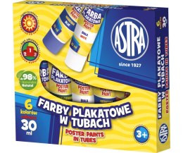 AFFICHES TUBE 30 ML 6 COULEURS ASTRA 83119900