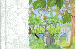 Livre de coloriage sur rouleau Graffy Roll Jungle 5 mx 35 cm