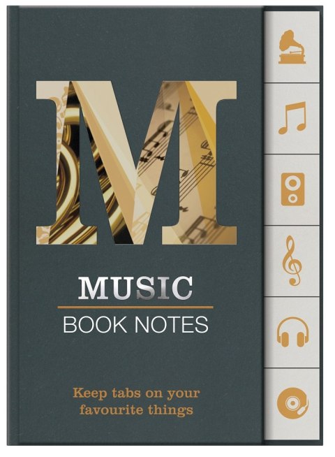 Étiquettes de musique Notes de livre Musique SI