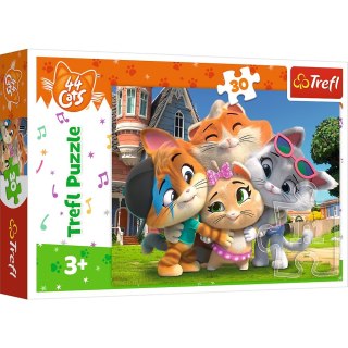 PUZZLE 30 ÉLÉMENTS AMITIÉ À CAT LAND TREFL 18288