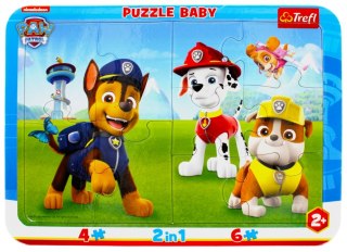 PUZZLE 4.6EL PAW PATROL FOL 80022 TREFL