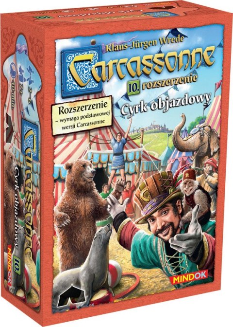 Carcassonne : 10. - L'extension Cirque itinérant (2e édition polonaise)
