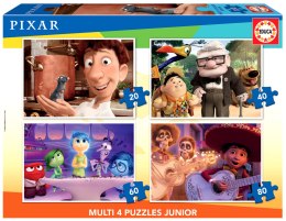 Puzzle 20 pièces + 40 pièces + 60 pièces + 80 pièces Héros des contes de fées (Disney/Pixar)