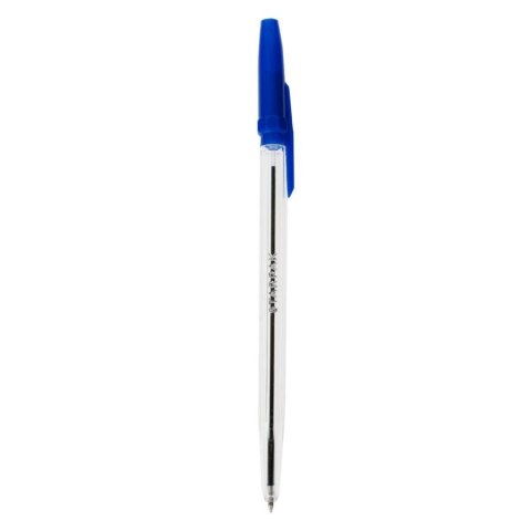 Stylo verrouillable Cristal - bleu - Starpak 144357