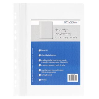 CLASSEUR EN PVC RIGIDE POUR DOCUMENTS A4 BLANC STARPAK 109665