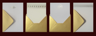 Enveloppes A5 | 3 enveloppes et 3 cartes en relief