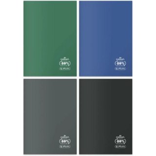 CARNET A5 60 FEUILLES CARREAUX PP COULEURS OCEAN PAQUET DE 5 PCS. HERLITZ 9552407 HERLITZ