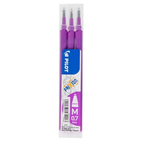 RECHARGES STYLO VIOLET 3 PIÈCES FRIXION BLS-FR7 PU PILOT