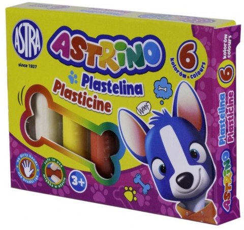 PLASTICINE 6 COULEURS ASTRINO AS PUD ASTRA 303221001 ASTRA