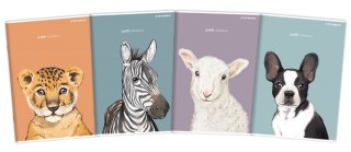 TOP 2000 SWEET ANIMAL WORDBOOK A6 16 PAGES À CARREAUX HAMELIN