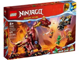 LEGO® Ninjago - Un dragon de lave qui se transforme en une vague de feu
