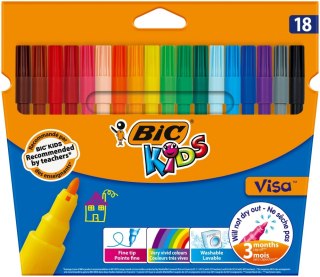 STYLO 18 COULEURS KID VISA BIC 8871471BC BIC