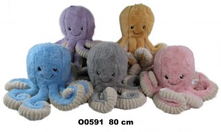 PELUCHE PIEUVRE 80 CM DIMANCHE O0591 DIMANCHE