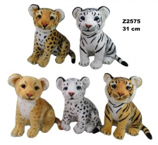 PELUCHE ANIMAUX SAUVAGES 31CM SA MIX DIMANCHE