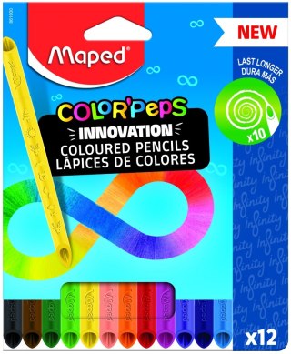 INFINITY CRAYONS GRAPHITE 12 ETUI CARTON 861600 MAPED