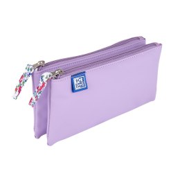 SAC DOUBLE OXFORD FLORAL PASTEL LILAS