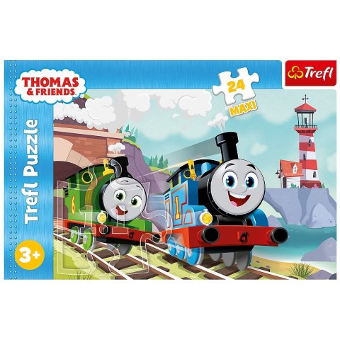 PUZZLE 24 ELEMENTY MAXI TOMEK I PERCY NA TORACH TREFL 14354 TREF TREFL