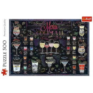 PUZZLE 500 ELEMENTÓW KARTA DRINKÓW TREFL 37452 TR TREFL