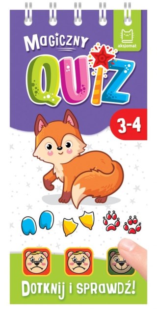 MAGICZNY QUIZ Z LISKIEM. DOTKNIJ I SPRAWDŹ 3-4 LATA AKSJOMAT