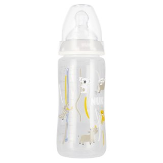 NUK MP BUTELKA Z WSKAŹNIKIEM TEMP. 300 ML 6-18M FIRST CHOICE POPIELATA 10741103 NUK