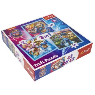 PUZZLE 3W1 MOC MIGHTY PUPS PAW PATROL PUD TREFL 34869 TR TREFL