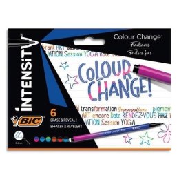 STYLO FIN 6 COULEURS INTENS BIC 1012091
