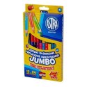 CRAYONS RECTO VERSO 24 COULEURS JUMBO TRIANGULAIRE ASTRA 312118001