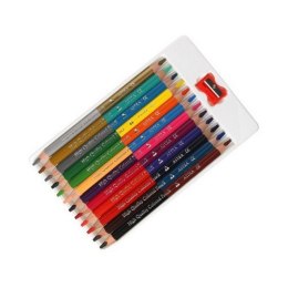 CRAYONS RECTO VERSO 24 COULEURS JUMBO TRIANGULAIRE ASTRA 312118001