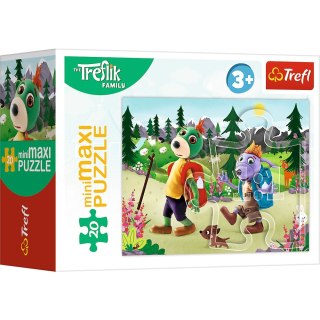 PUZZLE 20 ELEMENTÓW MINIMAXI DZIEŃ TREFLIKÓW TREFL 21153 TREFL