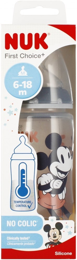 NUK MP BUTELKA 300 ML 6-18M DISNEY MIKI POPIEL 10741019 NUK