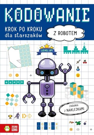 KSIAZECZKA EDUK A4 KODOWANIE KROK PO KROKU Z ROB WYDAWNICTWO ZIELONA SOWA