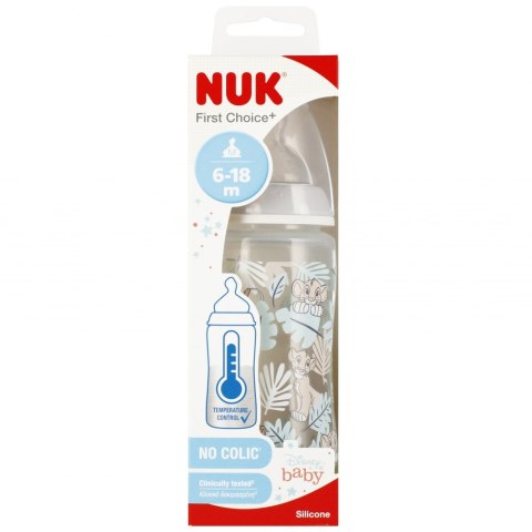 NUK BUTELKA 300 ML 6-18M FIRST CHOICE KRÓL LEW 10741764 NUK