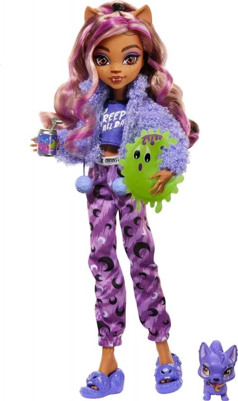 MH PIZAMA PARTY CLAWDEEN WOLF HKY67 WB4 MATTEL