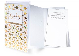 KARNET PODZIEKOWANIE 114X215 Z KOP KUKART PM-209 PASSION CARDS - KARTKI