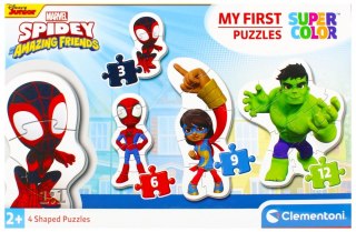 PUZZLE MOJE PIERWSZE 3,6,9,12 ELEMENTÓW SPIDEY CLEMENTONI 20836 CLM CLEMENTONI