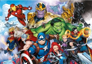 PUZZLE 104 ELEMENTY MARVEL AVENGERS CLEMENTONI 25718 CLEMENTONI