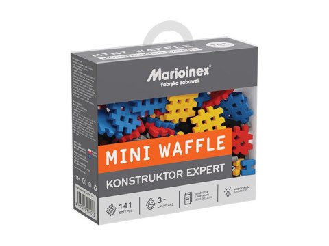 KLOCKI KONSTRUKCYJNE MINI WAFFLE 141 ELEMENTÓW KONSTRUKTOR EXPERT MARIOINEX 904053 MARIOINEX