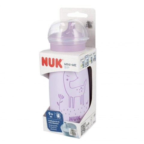 NUK KUBEK 300 ML 9M MINI-ME STAL SIP FIOLET 10255689 NUK