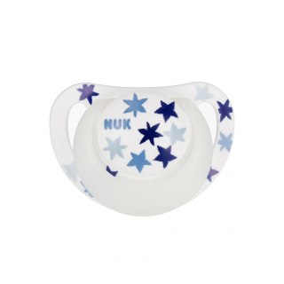 NUK SMOCZEK USPOKAJAJĄCY SILIKONOWY 6-18 M STAR NIGHT NIEBIESKI 10736752 NUK