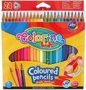 CRAYONS 24 COULEURS TRIANGULAIRE COLORINO PATIO 51828